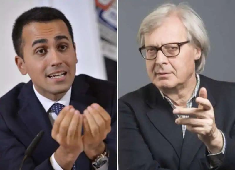 vittorio sgarbi e i contrasti con movimento 5stelle