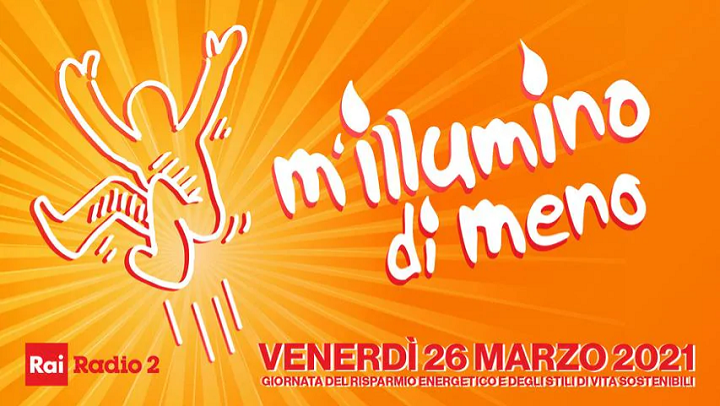 M'illumino di meno nella giornata dello sviluppo sostenibile