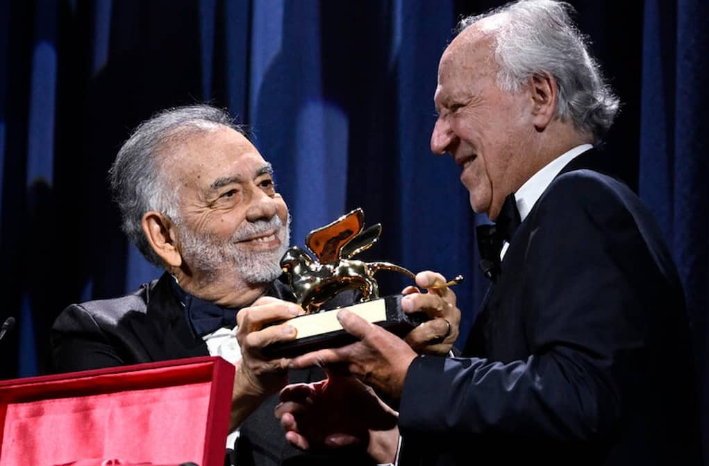 Il passaggio del Leone d’Oro dalle mani di Coppola a quelle di Herzog.
