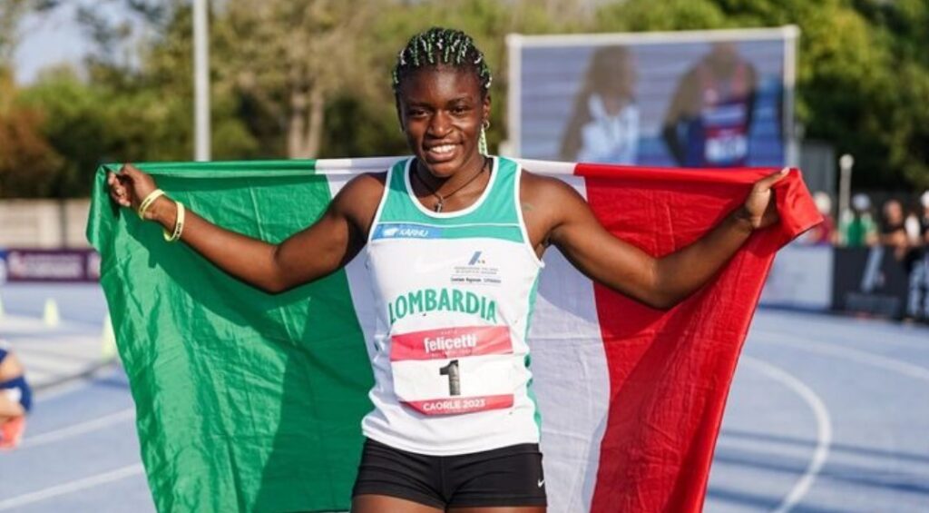 Kelly Doualla conquista un nuovo record all'EYOF.
