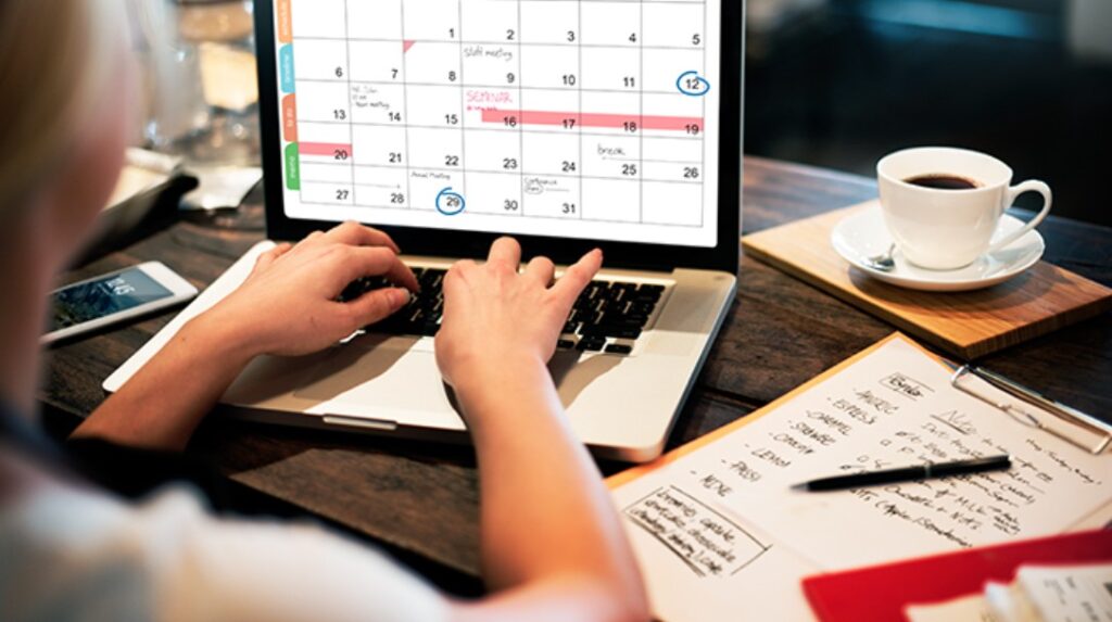 Pianificare l’agenda al lavoro.